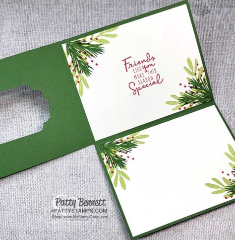 Folded Christmas Cards, Folding Cards, Stamped Christmas Cards, Fancy Fold Card Tutorials, Homemade Christmas Cards, Stampin Up Christmas Cards, Card Techniques, Fold Cards, Stampin Up Christmas