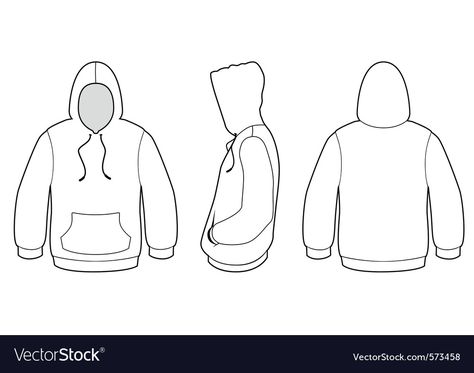 Blank Clothes Template, Blank Clothing Template, Hoodie Template Blank, Blank Hoodies Template, Ucla Merch, Hood Drawings, Hoodie Outline, Sweater Template, Sweater Drawing