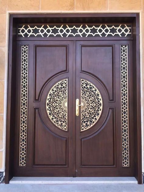 Stunning Wooden Main Door Design Ideas - Engineering Discoveries Pintu Ganda, Tor Design, Wooden Door Entrance, House Main Door, Modern Entrance Door, House Main Door Design, Door Design Photos, Main Entrance Door Design, Front Door Design Wood