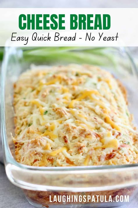 Quick Cheese Bread, Easy Cheese Bread, Bread In The Oven, Cheesy Bread Recipe, Easy Homemade Bread, Savory Bread Recipe, Quick Bread Recipes Easy, Cheese Bread Recipe, Tea Bread