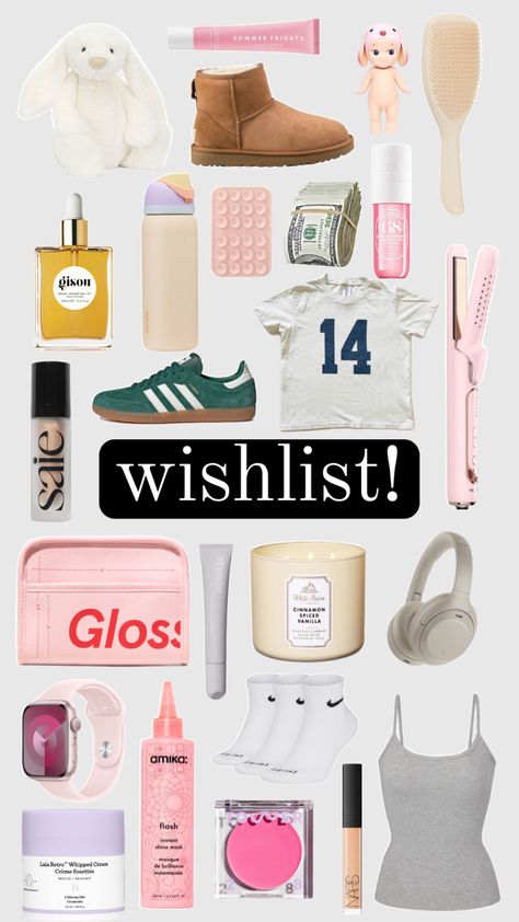 tagss: wishlist clean girl vanilla coastal granddaughter christmas haul birthday aesthetic sephora collage shuffles Clean Girl Aesthetic Christmas List, Christmas List Ideas Clean Girl, Girls Christmas Wishlist 2024, Christmas List Ideas Collage, Christmas Wishlist Toys, Christmas Wishlist Clean Girl, It Girl Christmas Wishlist, Cool Girl Christmas List, What To Put On My Christmas List