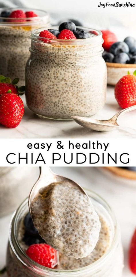 Chia Pudding Recipe Chia Seed Pudding Almond Milk, Best Chia Pudding, Best Chia Pudding Recipe, Pudding Recipes Healthy, Chia Pudding Recipes Healthy, Overnight Chia Pudding, Chia Recipes, Chia Pudding Recipe, Chia Seed Recipes Pudding