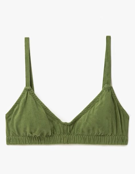 Green Bras, Cotton Bras, Pretty Lingerie, Dream Clothes, Sewing Clothes, Look Fashion, Diy Clothes, Aesthetic Clothes, Hogwarts