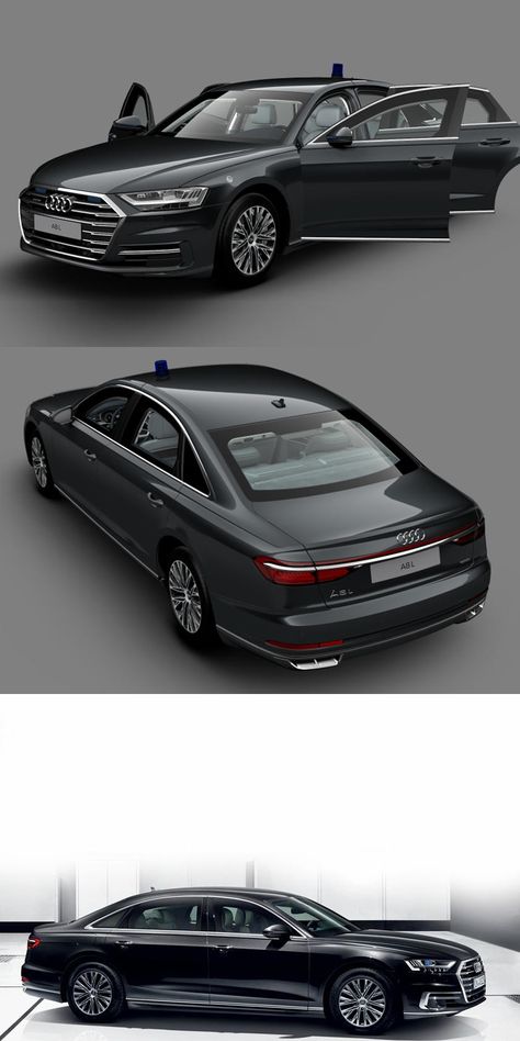 Meet The Audi A8 L Security: The Ultimate Armored Luxury Sedan. Not much is going to stop this stealthy armored limo. Sedan Cars Luxury, Audi Sedan Black, Security Aesthetic, Car Tattoo Design, Audi A8 L, Audi Sedan, Most Luxurious Car, Cars Tattoo, Tattoo Car