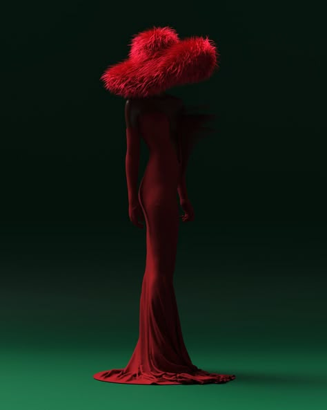 Red Fur Hat by @soheilabakhtiary.3d For a chance to be featured on connect official instagram, upload your artwork on CONNECT!⁠ Red Fashion Editorial, 3d Clothes, Creative Shoot, Fashion Creator, 3d Clothing, Creative Styling, Red Fur, Fun Photoshoot, Marvelous Designer