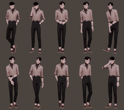 NELL — nell-le: Male Model Pose Pack N3 - 20 male poses... Pose Mannequin, Ts4 Poses, Artist Reference, Male Portrait Poses, Men Fashion Photoshoot, Male Pose, Male Models Poses, Mens Photoshoot Poses, Model Pose