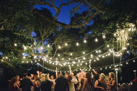 Garden Party Lights Backyard, Outside Party Decorations Night, Sweet 16 Backyard Party Ideas Summer, Night Garden Party Decorations, Urban Garden Party, Garden Party Evening, Summer Garden Party Ideas Decor, Summer Night Garden Party, Birthday Party Garden Decoration