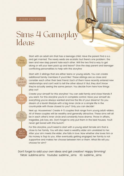 Ts4 Storylines, Sims 3 Story Ideas, Sims Legacy Challenge Rules, Sims 4 Family Challenges, Sims 4 Stories Ideas, Build Challenge Sims 4, Sims 4 Gameplay Storylines, Sims4 Storylines, 30 Day Cas Challenge Sims 4