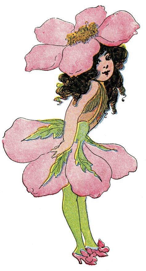 flower fairy pink rose image Pansy Fairy, Graphic Fairy, Flower Rain, Fairy Clipart, Fairy Drawings, Fairy Images, The Graphics Fairy, Fairy Illustration, Graphics Fairy