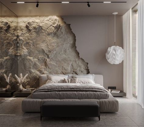 King Size Bed Designs, Letto King Size, Simple Bed Designs, Design Ložnic, Unique Bedroom Design, Minimalist Bed, Wall Texture Design, Luxury Bedroom Design, Bed Design Modern