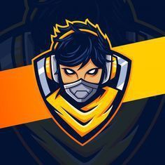 Gamer Avatar Logo Illustration Design, Team Logo Design, City Cartoon, Game Logo Design, Photo Logo Design, Gaming Logo, Logo Design Art, Online Logo, Mascot Design