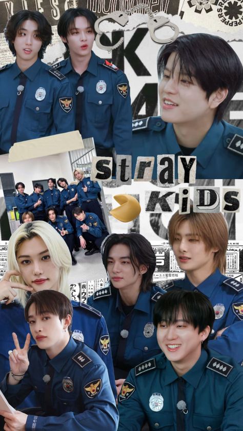 SKZ POLICE OFFICERS😻🙂‍↕️ #skz #policeofficer #kpop #straykids Skz Police, Police Officers, Police Officer, Your Aesthetic, Connect With People, Creative Energy, Created By, Energy