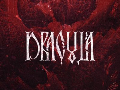 Dracula Typography, Vampire Typography, Dracula Font, Vampire Font, Dracula Design, Vampire Logo, Goth Logo, Gothic Logo, Gothic Lettering