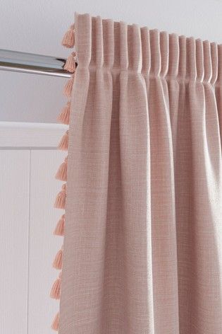 Teen Curtains, Girls Room Curtains, Girl Curtains, Girls Bedroom Curtains, Pink Blackout Curtains, Cute Curtains, Curtain Styles, Plain Curtains, Room Vibes