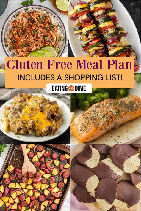 Gluten Free Guide Food Lists, Gluten Free Avoid List, Gluten Free Meals On A Budget, Celiac Meal Plan, Gluten Free Monthly Meal Plan, Gluten Free Prep Meals, Gluten Free Diet Plan For Beginners, Gluten Free Diet For Beginners Meal Plan, Budget Meal Planning Gluten Free