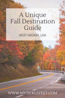 Unique fall destination in USA West Virginia Virginia Road Trip, Fall Weekend Getaway, La Travel Guide, Virginia Fall, Fall Road Trip, Virginia Usa, Vacation Usa, Unique Fall, Us Destinations