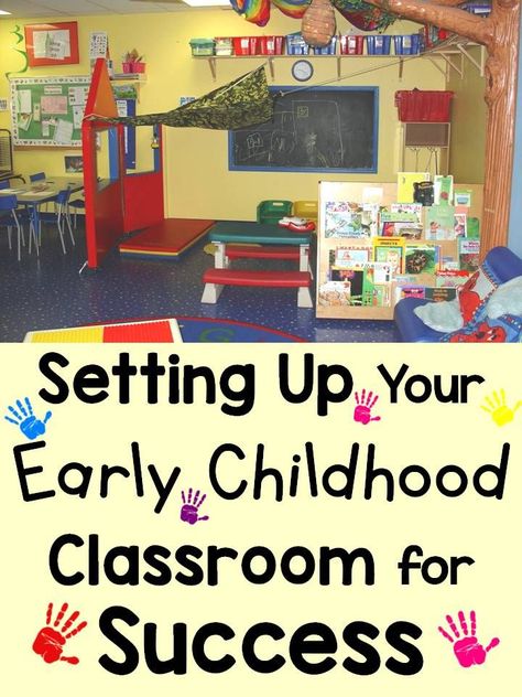 Your classroom environment influences your students’ learning, mood, and behavior so it is very important that you think about how and what it is communicating to young children when setting it up for those all important first days of school. Find tips on setting up your early childhood classroom for success. https://lessons4littleones.com/2016/08/05/setting-up-your-early-childhood-classroom-for-success/ Early Childhood Learning Environments, Pre K Classroom Essentials, Toys For Preschool Classroom, Preschool Classroom Layout Floor Plans, Pre K Ideas Classroom, 4k Classroom Setup Ideas, Pre K Classroom Layout, Small Preschool Classroom Layout, Toddler Classroom Set Up