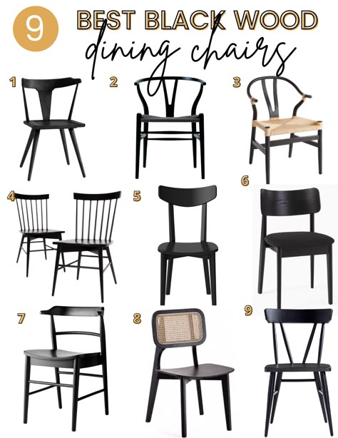 Black metal chairs