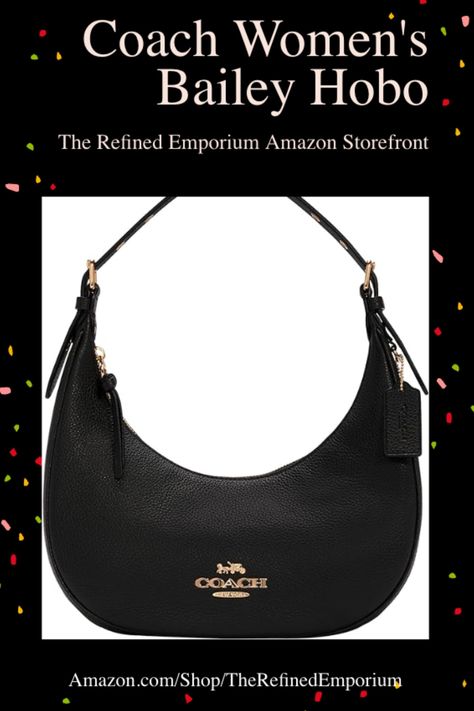 Coach Women's Bailey Hobo Amazon.com/Shop/TheRefinedEmporium #Coach #CoachPurse #HoboBag #Handbag Accessories Aesthetic, Accessory Ideas, Coach Purses, Hobo Bag, Shoes Jewelry, Statement Necklace, Shoe Jewelry, Shoulder Bag, Handbags