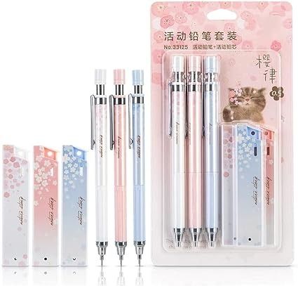 6 Pcs Mechanical Pencils, 0.5mm Kawaii Pencils Cute Pens Aesthetic with Lead Refills Cherry Blossom Kawaii Automatic Pens for School Office Writing Draft Drawing : Amazon.ca: Office Products Drafting Pencil, Fresh Cherry, Cute Stationary School Supplies, Cute School Stationary, Kawaii School Supplies, Japanese Sakura, Cool School Supplies, School Pencils, Stationary School