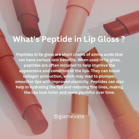 Peptides in lip gloss? 💋 These tiny but mighty amino acids boost collagen and hydrate for plumper, smoother lips. ✨ . . . . . (Everyday makeup, trending audio, closeup shot, iphone photography, lip gloss, everyday lipstick, cute, and, viral) . . . . . #exploremakeup #lipgloss #lipcare #viralvideos #trendingreels #closeupshot #lipstickforallskintones #everydaylipstick Everyday Lipstick, Smoother Lips, Lips Essentials, Boost Collagen, Boost Collagen Production, Lip Products, Smooth Lips, Skin Benefits, Iphone Photography