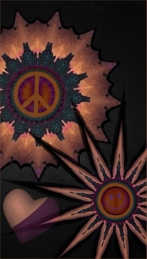 Hippie Aesthetic Wallpaper, Peace Sign Wallpaper, Paz Hippie, Pray For World Peace, Pray For World, Mundo Hippie, Sign Wallpaper, Wallpaper For My Phone, Wallpaper Hippie