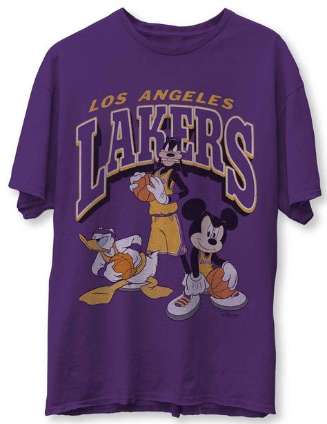 Purchase UNISEX LAKERS TEAM MICKEY SQUAD TEE Food Purple, Lakers Team, Lakers T Shirt, Food Clothes, 90s Shirts, Friends Tshirt, Peregrine, Mickey And Friends, Los Angeles Lakers