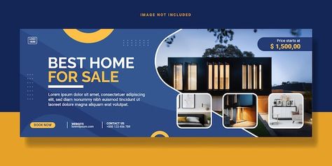 Real Estate Banner Design, Resturant Interior, Banner Store, Postcard Layout, Business Card Design Black, Real Estate Banner, Flex Banner Design, Fb Banner, Modern Homes For Sale