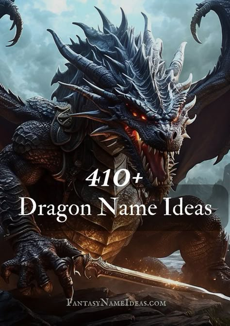 Discover over 410 majestic dragon names for your fantasy world! 🐉✨ Delve into the meanings and origins of each one! Whether you seek fierce fire-breathers or wise ancient guardians, the perfect name awaits! Targaryen Dragon Names, Fantasy Names Meaning Fire, Fantasy Creature Names, Names Meaning Dragon, Names That Mean Dragon, Dragon Names Ideas, Fantasy Names With Meaning, Dragon Names Generator, Fire Names