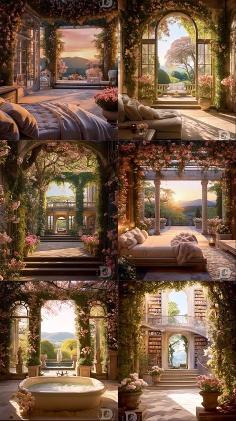 Spring Court, A Court Of Wings And Ruin, Court Of Thorns And Roses, Sarah J Maas Books, Magic Realism, A Court Of Mist And Fury, Fantasy Castle, Lifestyle Art, Fantasy Places