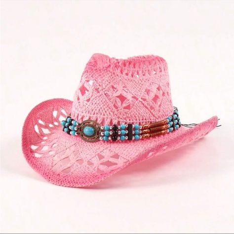 Super Cute And Stylish Ships In 5-10 Business Days 1pc Unisex Solid Unique Shiny Rhinestone Stars Hollow-Out Printed Cowboy Hat, Suitable For Parties, Western-Themed Activities, Gatherings, Engagement Parties, Role-Playing, Graduations, Costume Parties, Festivals, Weddings, Birthday Celebrations, Music Festivals, And Adult Ceremonies. Street Fashion, 2024 Wedding Essentials, Classy Aesthetic, Dinner Party Essentials, Perfect For Single Ladies And Cowgirls, Girlcore, Vintage, Floral, Spring Summe Rose Accessories, Cowgirl Vibes, Aesthetic Dinner, Embroidered Bucket Hat, Woven Hat, Pink Watch, Western Cowboy Hats, Single Ladies, Themed Activities