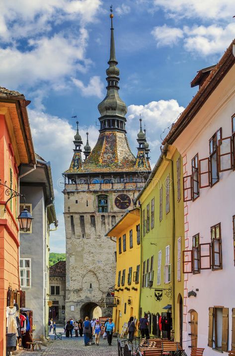 Sighisoara Romania, Europe Architecture, Romania Travel, Architecture City, Business Card Branding, Dracula, Solo Travel, Ferry Building San Francisco, Design Branding