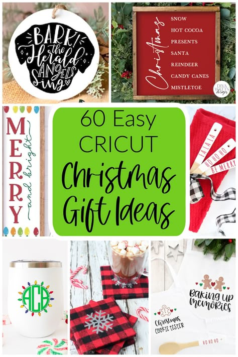 Cricut Christmas Gift Ideas, Cricut Christmas Gift, Cricut Christmas Gifts, Cricut Projects Christmas, Cricut Christmas Ideas, Christmas Gifts To Make, Gifts To Make, Gift Ideas Christmas, Cricut Christmas