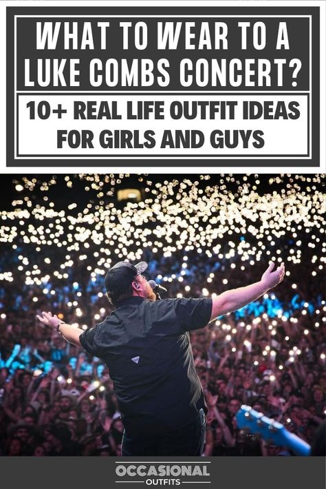 Luke combs performing live on stage in a concert Country Concert Outfit Ideas Luke Combs, Outfit For Luke Combs Concert, Luke Combs Concert Outfit Ideas, Country Concert Men’s Outfits, What To Wear To Luke Combs Concert, Luke Combs Concert Outfit Winter, Country Concert Outfit Ideas Men, Like Combs Concert Outfit, Luke Combs Concert Outfit Summer