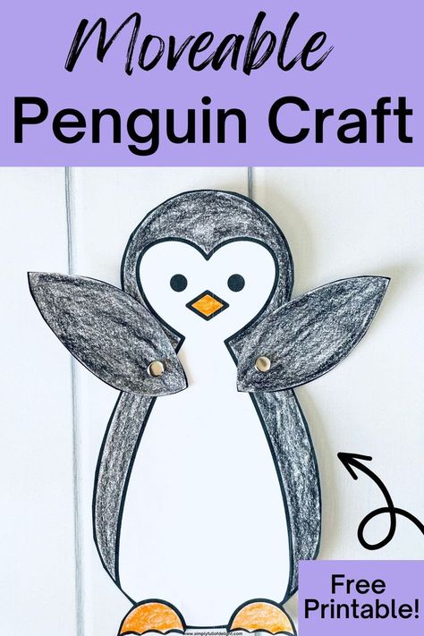 paper penguin craft free template Hand Print Penguin, Penguin Art Projects For Preschoolers, Penguins Preschool Crafts, Simple Penguin Craft, Puffin Craft Preschool, Pre K Penguin Crafts, Easy Penguin Craft Preschool, Penguin Kindergarten Craft, Penguin Craft For Preschool