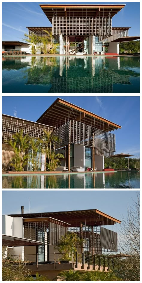 Parallelogram Architecture, Tropical Design Architecture, Tropical Building Architecture, Minimalist Resort Architecture, Tropical Building, Beach Hotel Architecture, Resort Building, Tropical Architecture Design, Resort Tropical Architecture