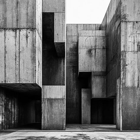 #architecture #jfdupuis #brutalistarchitecture Brutalist Architecture Photography, Brutalist Architecture Aesthetic, Edgy Architecture, Frida Core, Brutalism Aesthetic, Soviet Brutalism, Greek Buildings, Brutal Architecture, Portfolio Moodboard