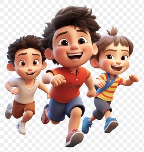 Cartoon Boy Images, Toys Painting, Walking Cartoon, Child Png, Running Cartoon, Cartoons Group, Kids Banner, Kids Cartoon Characters