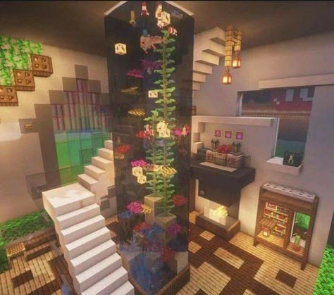 Construction Minecraft, Case Minecraft, Houses Minecraft, Rumah Minecraft Sederhana, Minecraft Mansion, Minecraft Interior Design, Minecraft House Plans, Bangunan Minecraft, Minecraft Farm