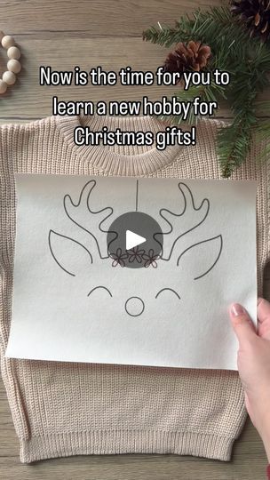 772K views · 88K reactions | REINDEER TEMPLATES ARE LIVE PEOPLE! 

Sorry for the yelling I’m just so excited, this is just too good to not share. These sweaters truly changed the course of my business last year and I’m so excited to share the templates with you all! #l

With 3 designs and 2 sizes to choose from I’m sure you’ll find something for the little ones in your life. Whether you’re a seasoned vet or you don’t even know what embroidery is, this kit is for you! I promise you can do this. And if you get stuck in right here to answer questions and walk you through any tight parts! 
.
.
.
.
#diyembroidery #sulky #embroiderykit #beginnerembroidery #embroiderytutorial #embroidery #handembroidery #yarnembroidery #mamaandme #personalizedbabyclothes #babyshower #babyshowergift #newbornoutfit Reindeer Embroidery Design, Christmas Sweater Embroidery Pattern, Cross Stitch On Sweater, How To Embroider Sweatshirt, What Can You Embroider, Reindeer Embroidery Pattern, Cricut Christmas Sweater, Diy Christmas Sweater Ideas, Diy Christmas Sweatshirts