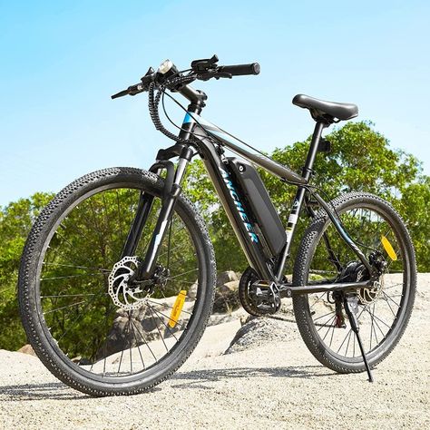 ANCHEER Electric Bike Electric Mountain Bike 500W 26'' Commuter Ebike, 20MPH Adults Electric Bicycle with Removable 48V/374.4Wh Battery, LCD-Display and Professional 21 Speed Gears Forks Design, Electric Mountain Bike, Prepper Survival, Mountain Bicycle, Commuter Bike, Bike Wheel, Cycling Bikes, Car Wheels, Electric Bicycle