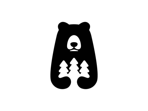 Bear Logo Inspiration, Animal Logo Inspiration, Kawaii Logo, Animal Logos, Silhouette Cameo 4, Mascot Logo Design, Bear Mascot, Cute Logo, Character Mascot