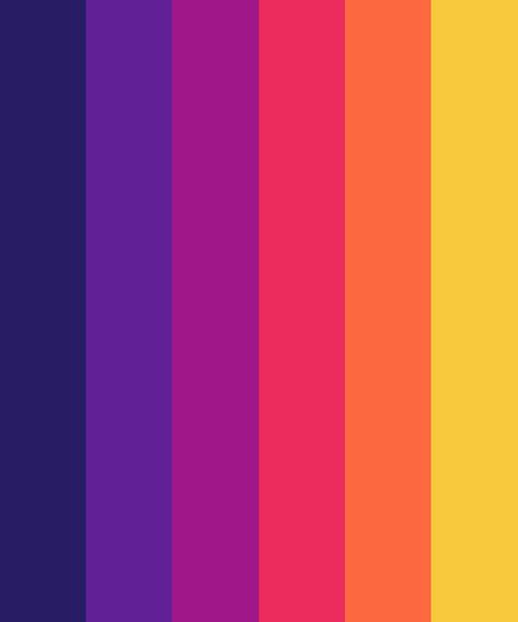 Rocky Sunset Color Palette Trippy Color Scheme, Pop Colors Palette, Trippy Color Pallete, Retro Pop Art Color Palette, Pop Color Palette Colour Schemes, Colorful Colour Palette, Pop Art Colors Palette, Retro Pop Color Palette, Sun Set Color Palette