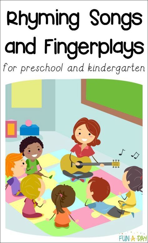 Songs And Rhymes For Preschool, Fun Songs For Kindergarten, Preschool Esl Activities, Preschool Songs With Movement, Kindergarten Rhymes, Rhyming Practice, Movement Songs For Preschool, Teach Rhyming, Preschool Circle Time Songs