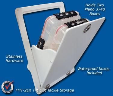 Tackle/Boat Storage FMT-2EX Tilt Out Tackle Storage | Marine, Boating And Fishing Accessories Homemade Boat, Boat Blinds, Center Console Fishing Boats, John Boats, Jon Boats, Tackle Storage, Center Console Boats, Boat Restoration, Yacht Builders