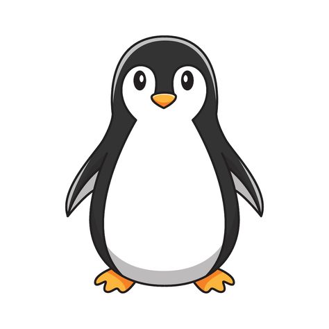 How to Draw a Penguin Penguine Cute, Penguin Drawing Simple, Drawing Of Penguin, Drawing Penguin, Drawing For Beginners Kids, How To Draw Penguin, Kids Sketch, Pinguin Drawing Simple, Easy Penguin Drawing