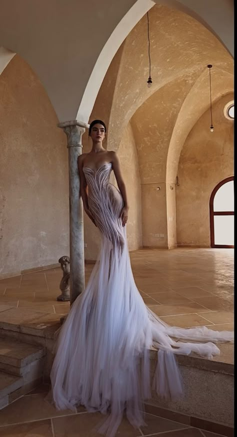 By Coral Confortti Loho Bride Wedding Dresses, Coral Confortti Bride, Alonoku Wedding Dress, Coralconfortti Bridal, Jungle Wedding Dress, Elegant Luxury Wedding Dress, Nude Wedding Dress, Textured Wedding Dress, Convertible Wedding Dress