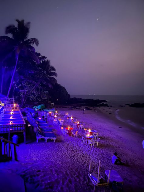 Best vacation destinations Goa With Friends Aesthetic, Goa Aesthetic Night, Goa Beach Snap, Baga Beach Goa Night, Goa Trip Aesthetic, Goa Beach Aesthetic, Goa Aesthetic Pictures, Goa Picture, Goa Aesthetics