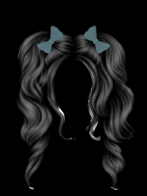 Hair (Cabello) — ImgBB Curly Hair Design Drawing, Animated Hair, Hair Template, Png Imvu, Kpop Png, Doll Hairstyles, Fashion Illustration Tutorial, Manga Hair, Hair Illustration