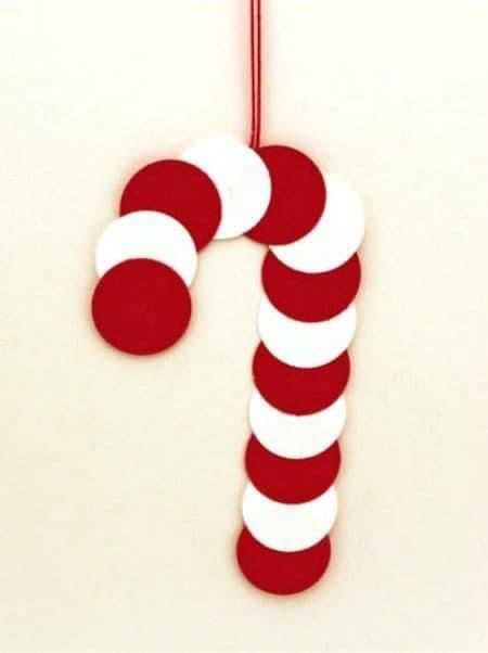 Crafts To Make At Home, Candy Cane Crafts, Christmas Crafts For Kids To Make, Candy Cane Ornament, Felt Christmas Decorations, Christmas Paper Crafts, Candy Cane Christmas, Easy Christmas Crafts, Flower Fairies